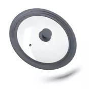 Northix Univerzalni pokrov za lonec 26-30 cm silikon steklo