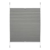 Antracitno sive rolete 80x150 cm Plisé Verona Termo – Gardinia