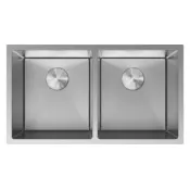 Mexen Binox 2-prekatni pomivalno korito iz jekla 800 x 450 mm, inox - 6421802000-01