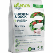 ALLEVA Suva hrana za macke Holistic Kitten piletina i pacetina sa aloe verom i žen šenom 1.5kg