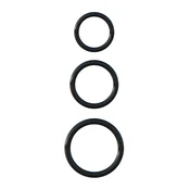 Silicone 3 Ring Stamina Set – Silikonski prsten za penis