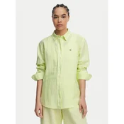 Tommy Jeans Srajca DW0DW22209 Svetlo zelena Relaxed Fit