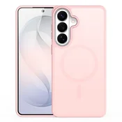 Hibridni ovitek Yind z magnetom MagSafe za Samsung Galaxy S26 - light pink
