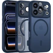 Overboard Ovitek za iPhone 17 Pro Max, za MagSafe, mat ovitek , temno moder