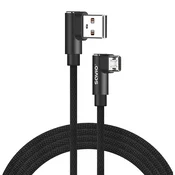 slomart Kabel USB A na Micro USB obojestranski, 2 m, CL-162