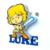 Northix Star Wars 3D Light FX Mini svetilka - Luke Skywalker Design