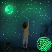 Fosforescentne nalepke - Luna / Tip2 KP16756