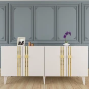 Hanah Home Konzola Bahar KB150, 150x80x35 cm, Bela
