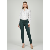 Elit Fashion Ženske pantalone, Regular, Maslinaste