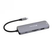 Verbatim 4-v-1 USB-C Pro multiport adapter HDMI 4K, PD, SD/microSD