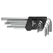 TOPEX Kljuc INBUS 1/5-10 mm produženi