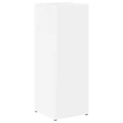 Vidaxl Stojalo za dežnik Bela 20 x 20 x 55,5 cm Konstruiran les