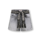 ONLY GIRLS Kavbojke KOGELLA siv denim/črna/bela
