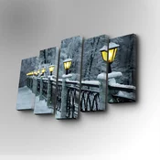 Wallity Slika 5PUC-083, 82 x 50 cm, 5 delova