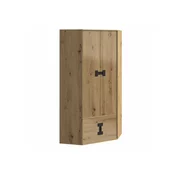 Kutna garderoba Akron N114 Craft hrast, 191x88x88cm, Porte guardarobaVrata garderobe: Klasicna vrata
