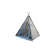 Aga4Kids Baby Teepee Stars Grey and Blue