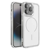 AVIZAR Ohišje MagSafe za iPhone 14 Pro Max dvomaterialna ultra ojačana zaščita, Bela, (5000189214)