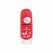 Essence Gel Nail Colour brzosušeci lak za nokte s efektom sjaja 8 ml nijansa 56 Red-y To Go