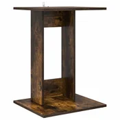 Vidaxl Stranska miza Dimljeni oreh 45 x 40 x 62,5 cm Konstruiran les