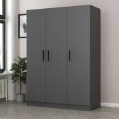 Hanah home Ormar Kale 135x190x52cm Antracit
