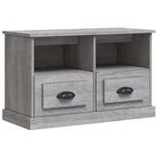 Vidaxl TV omarica siva sonoma 80x35x50 cm inženirski les