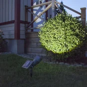 STAR TRADING Sončna luč Powerspot LED, nastavljiva leča - črna - Plastika
