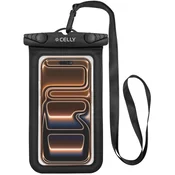 Celly Vodoodporna torbica za telefon, IPX8, primerna za telefone velikosti do 7 palcev, črna
