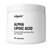 Alfa-lipoična kislina –? 500 mg alfa-lipoične kisline (ALA) v vsaki kapsuli, prehransko dopolnilo
