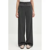 Hlače z volno MM6 Maison Margiela