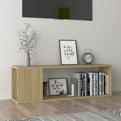 Vidaxl TV omarica sonoma hrast 100x24x32 cm iverna plošča