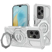 Hibridna maska Carbon Shield Pro za Honor 200 Lite - white transparent