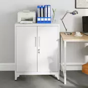 Songmics Predalnik za dokumente 40x80x90 cm siva