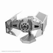 Kovinska Zemlja 3D sestavljanka: Star Wars Darth Vaders Starfighter