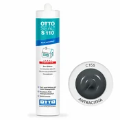 KOOP CHEM OTTOSEAL S-110 premium nevtralni gradbeni silikon, 310 ml C155 ANTRACITNA
