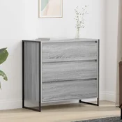 Kreveta Siva Sonoma 79 x 36 x 75.5 cm Konstruirano drvo