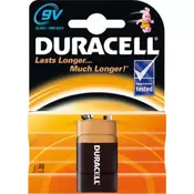 baterija DURACELL Alkalna 9V