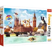 Trefl puzzle Funny cities - Dogs in London 1000 delova