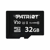 slomart Spominska kartica PATRIOT VX Series 32GB MicroSDXC V30 UHS-I Class 10 za 4K UHD, vodoodporna, prašnosna, hitrost prenosa 90 MB/s