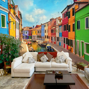 Foto tapeta - Colorful Canal in Burano 150x105