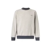 BOSS Sweater majica We_Edge siva / antracit siva