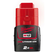 Milwaukee M12 B2 Redlithium-Ion 12V 2,0Ah Akumulatorska baterija M12 B2 - Aku orodje - Milwaukee