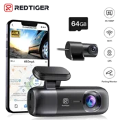 REDTIGER F9 - 4K Dual Mini Dash Cam – avto kamera z GPS in Wi-Fi