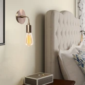 Opviq Zidna lampa E27 Max 40W, Bronzana