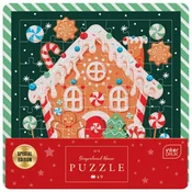 PUZZLE 49 KOM U OKVIRU CHRISTMAS GINGERBREAD HOUSE INTERDRUK