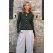 Trend Alacati Stili Ženska bluza Alc-X14533, Zelena