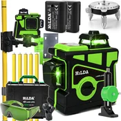 shumee Hilda 3D laserski nivelir 12 linij PRO križni laserski drog 420 cm