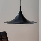 Gubi viseča svetilka Semi, O 47 cm, črna - Dnevna soba/jedilnica - Dizajn - Kovina