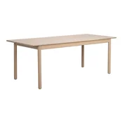 Raztegljiva jedilna miza iz masivnega hrasta 90x205 cm Derrymore – Rowico