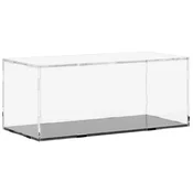 Vidaxl Razstavna škatla prozorna 34x16x14 cm akrilna