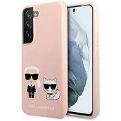Karl Lagerfeld KLHCS22MSSKCI S22+ S906 hardcase light pink Silicone Ikonik Karl  Choupette (KLHCS22MSSKCI)